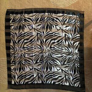Scarf - Zebra Large Square Animal Print
